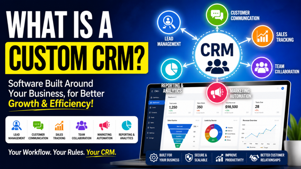 What Is a Custom CRM? By Dpvision Analytics