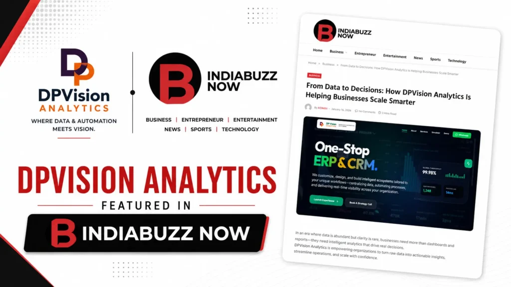 dpvision analytics featured inindiabuzz now