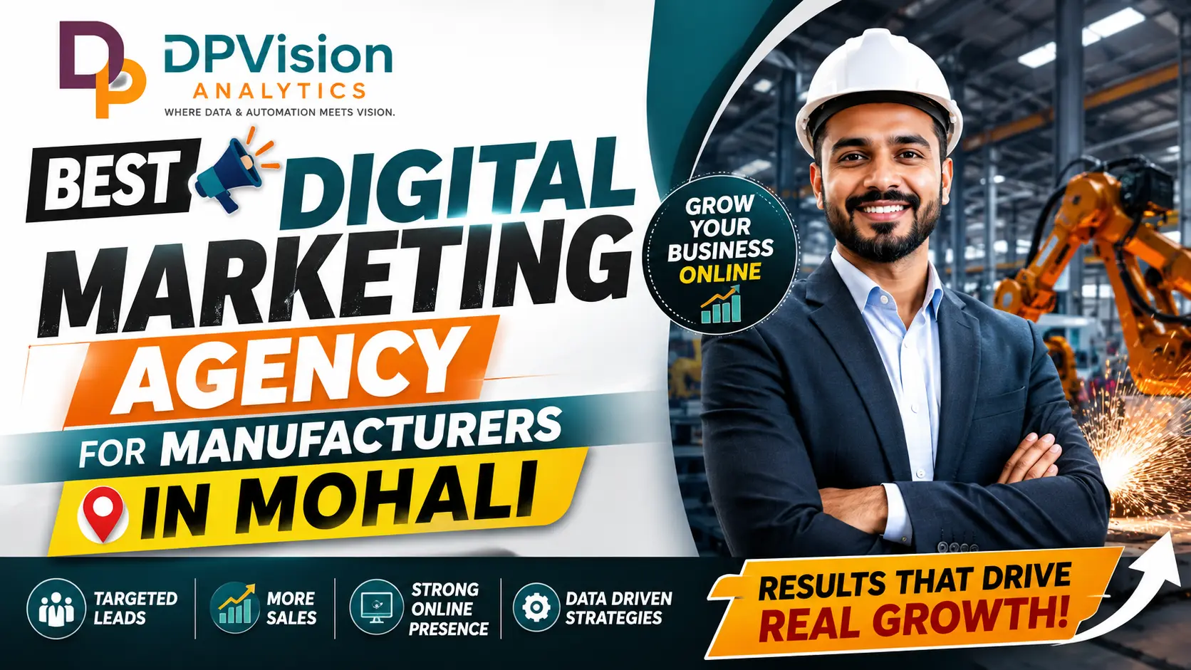Best Digital Marketing Agency for Manufacturers in Mohali