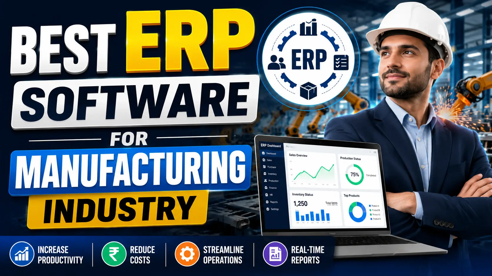 Best ERP Software for Manufacturing Industry